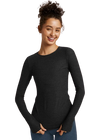 BEYOND YOGA FEATHERWEIGHT CLASSIC CREW PULLOVER - DARKEST NIGHT