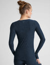 Beyond Yoga Featherweight Classic Crew Pullover - Nocturnal Navy