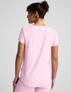 Beyond Yoga Featherweight On The Down low Tee - Frosty Pink Heather