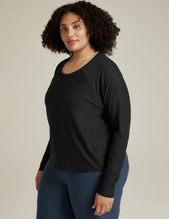 Beyond Yoga Featherweight Daydreamer Pullover - Darkest Night