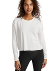 Beyond Yoga Featherweight Daydreamer Pullover - Cloud White