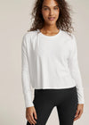 Beyond Yoga Featherweight Daydreamer Pullover - Cloud White