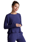 Beyond Yoga Featherweight Daydream Pullover - Eternal Blue Heather