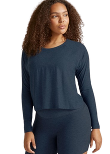  Beyond Yoga Featherweight Daydreamer Pullover - Nocturnal Navy