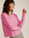Beyond Yoga Featherweight Daydream Pullover - Pink Bloom Heather