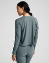 Beyond Yoga Featherweight Daydream Pullover  - Storm Heather