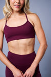 LEX Classic Racerback Crop - BORDEAUX