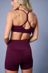 LEX Classic Racerback Crop - BORDEAUX