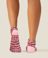Move Active Classic Low Rise Grip Socks - Picnic Check Red