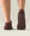 Move Active Classic Low Rise Grip Socks - Espresso