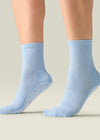 MoveActive Classic Crew Grip Sock - Powder Blue