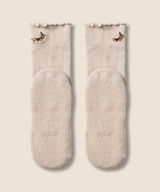MoveActive Classic Crew Grip Sock - Wicked Weenie Frill
