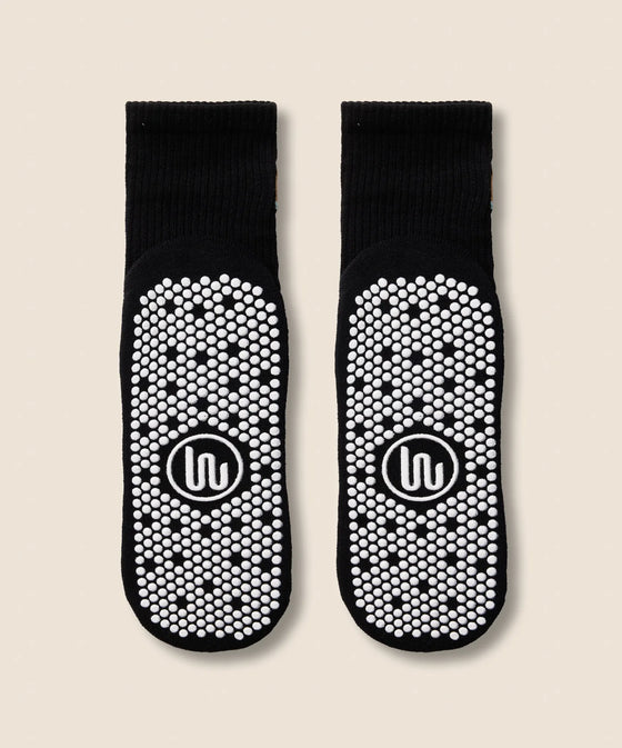 MoveActive Classic Crew Grip Sock - Pilates Pup