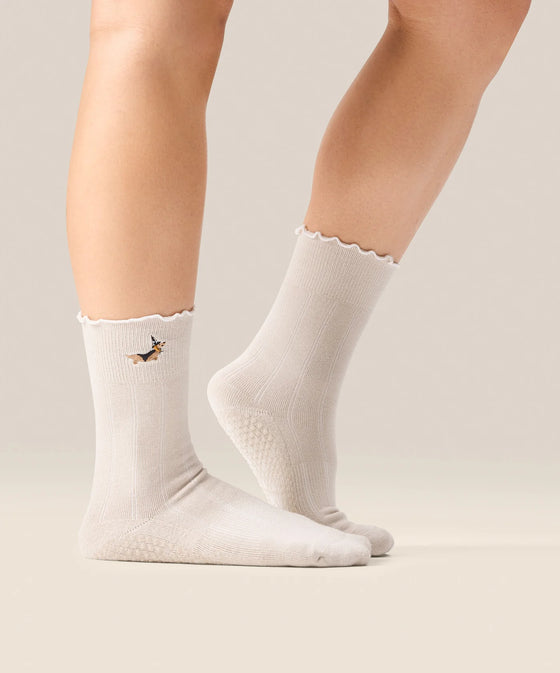 MoveActive Classic Crew Grip Sock - Wicked Weenie Frill