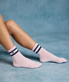 MoveActive Classic Crew Grip Sock  - Mini Heart Stripe