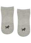 MoveActive Classic Low Rise Grip Socks - Cosy Pup Marle Grey