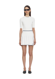  Viktoria & Woods Murray Mini Skirt - Ivory/Navy