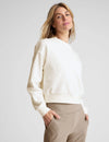 Beyond Yoga LuxeFleece Crewneck Sweatshirt - Fresh Snow