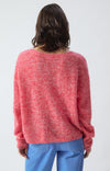 American Vintage Cardigan NUG19A - Fluro Strawberry