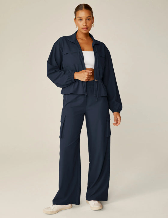 Beyond Yoga City Chic Cargo Pant - Nocturnal Navy