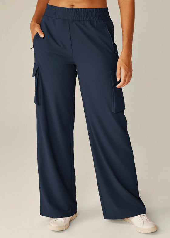 Beyond Yoga City Chic Cargo Pant - Nocturnal Navy