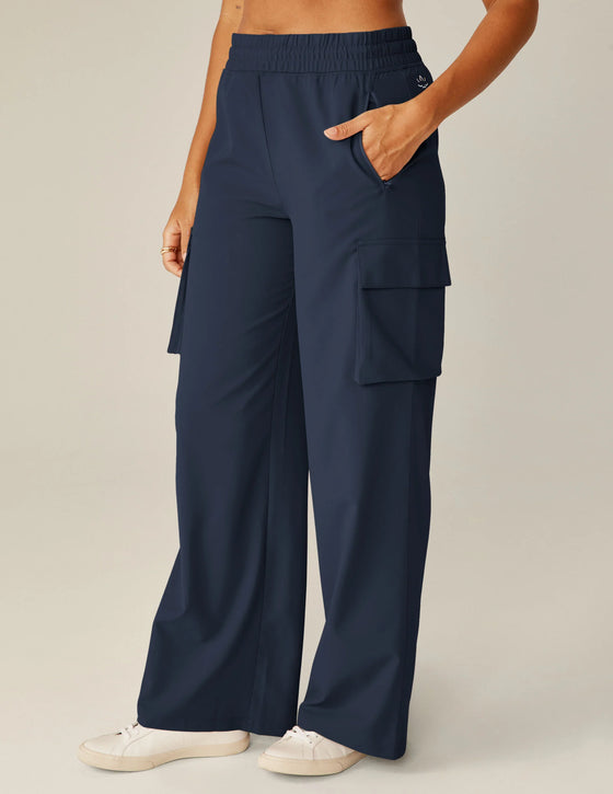 Beyond Yoga City Chic Cargo Pant - Nocturnal Navy