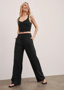  Beyond Yoga Status Wide Leg Trousers - Black
