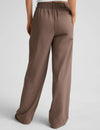 Beyond Yoga Status Wide Leg Trousers - Khaki