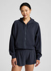 Beyond Yoga Softsping Full Zip Hoodie - Nocturnal Navy