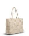 Prene The Holiday Bag (BUFF BEIGE) Woven Neoprene Large Tote Bag