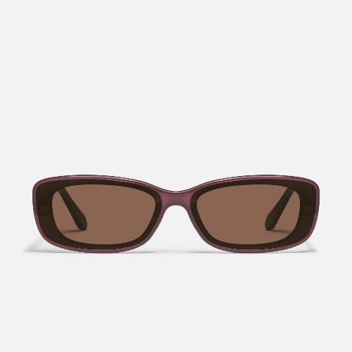 Quay Vibe Check - Plum/Brown