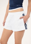 P.E Nation Relay Spray Short - White/Dark Navy