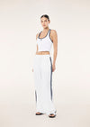 P.E Nation Relay Spray Track Pant - White/Dark Navy