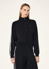 P.E Nation Retreat Knit Jacket - Black/Whisper White