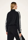 P.E Nation Retreat Knit Jacket - Black/Whisper White