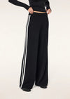 P.,E Nation Retreat Knit Pant - Black/Whisper White