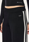 P.E Nation Retreat Knit Pant - Black/Whisper White