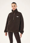 P.E Nation Rotate Quarter Zip - Coffee