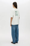 C&m Camilla and Marc Eliasson Monogram Tee - Soft White/Slate
