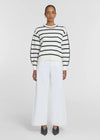 Viktoria and Woods Scenario Knit - Ivory/Black Stripe