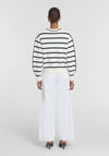 Viktoria and Woods Scenario Knit - Ivory/Black Stripe