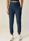 BEYOND YOGA SPACEDYE MIDI JOGGER- NOCTURNAL NAVY