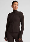 Beyond Yoga Spacedye Trails Active Jacket - Dark Chocolate Heather