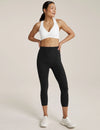 Beyond Yoga High Waist Capri Darkest Night