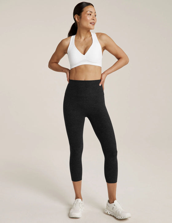 Beyond Yoga High Waist Capri Darkest Night