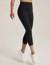 Beyond Yoga High Waist Capri Darkest Night