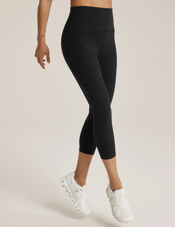 Beyond Yoga High Waist Capri Darkest Night