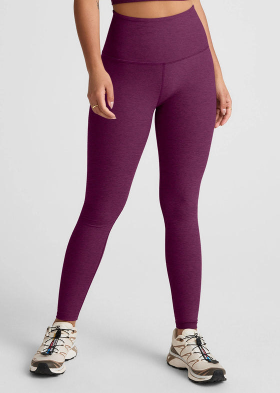 Beyond Yoga Caught In The Midi High Waist Legging - Aubergine Beet