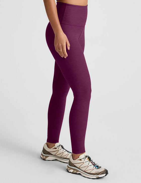 Beyond Yoga Caught In The Midi High Waist Legging - Aubergine Beet