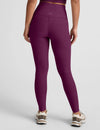 Beyond Yoga Caught In The Midi High Waist Legging - Aubergine Beet